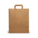 ΤΣΑΝΤΑ ΧΑΡΤΙΝΗ ΚΡΑΦΤ TAKE AWAY ΜΕ ΕΝΙΣΧΥΜΕΝΟ ΕΣΩ ΧΕΡΑΚΙ 26X17X29cm 250TEM.