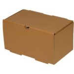 ΚΟΥΤΙ ΦΑΓΗΤΟΥ ΧΑΡΤΙΝΟ ΚΡΑΦΤ HIGH DOUBLE BURGER PLASTIC FREE 22,5X13,5X12cm FSC 100τεμ.