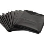 ΣΑΚΟΥΛΕΣ ΑΠΟΡΡΙΜΜΑΤΩΝ HDPE ΜΑΥΡΕΣ ΧΥΜΑ 90X110CM 150lt 20ΚG