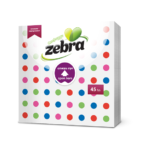 ZEBRA 45 ΧΑΡΤΟΠΕΤΣΕΤΕΣ 33Χ33 ΟΙΚΙΑΚΗ ΜΕ ΒΟΥΛΕΣ ΠΟΛ/ΜΗ x 24