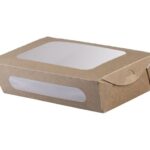 ΣΚΕΥΟΣ ΦΑΓΗΤΟΥ ΚΡΑΦΤ 1000ml (20x12x5) ΜΕ ΕΝΣΩΜ/ΝΟ ΔΙΠΛΟ ΠΑΡΑΘΥΡΟ PET 4Χ50ΤΕΜ.