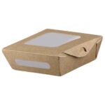 ΣΚΕΥΟΣ ΦΑΓΗΤΟΥ ΚΡΑΦΤ 500ml (12x12x4) ΜΕ ΕΝΣΩΜ/ΝΟ ΔΙΠΛΟ ΠΑΡΑΘΥΡΟ PET 6Χ50ΤΕΜ.