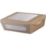 ΣΚΕΥΟΣ ΦΑΓΗΤΟΥ ΚΡΑΦΤ 750ml (16x12x5) ΜΕ ΕΝΣΩΜ/ΝΟ ΔΙΠΛΟ ΠΑΡΑΘΥΡΟ PET 4Χ50ΤΕΜ.