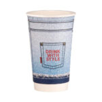 ΠΟΤΗΡΙ ΧΑΡΤΙΝΟ DW JEANS DESIGN 16oz 20X25ΤΕΜ.
