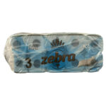ZEBRA ΧΑΡΤΙ ΥΓΕΙΑΣ 3ΦΥΛΛΟ 90gr 10ΡΟΛΑ Χ 6