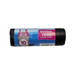 HANDY ΣΑΚΟΥΛΕΣ ΑΠΟΡΡΙΜΜΑΤΩΝ ΜΑΥΡΕΣ 80x110cm ΜΕ ΧΕΡΟΥΛΙ 30ΡΟΛΑΧ10ΤΕΜ