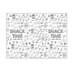 ΧΑΡΤΙ ΜΠΟΥΓΑΤΣΑΣ ΛΕΥΚΟ 'SNACK TIME' ΜΕ ΕΠΙΣΤΡΩΣΗ 35X50cm 10KG