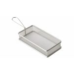 ΦΡΙΤΟΥΡΑ ΣΕΡΒΙΡΙΣΜΑΤΟΣ INOX ΟΡΘΟΓΩΝΙΑ 25,5x13,5x4,5hcm
