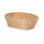 ΨΩΜΙΕΡΑ ΟΒΑΛ ΚΑΦΕ ΑΝΟΙΧΤΟ POLYWICKER 25x18x8hcm 12ΤΜΧ/ΚΙΒ