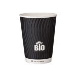 ΠΟΤΗΡΙ ΧΑΡΤΙΝΟ 12oz-90mm DW WATERBASED EMBOSSED TREE DESIGN ΜΑΥΡΟ 20X25ΤΕΜ