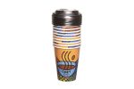 RETAIL ΣΕΤ ΠΟΤΗΡΙΑ ΧΑΡΤΙΝΑ COZY SW 12oz 90mm ΚΑΙ ΚΑΠΑΚΙΑ ΠΙΠΙΛΑ 12Χ10ΤΕΜ
