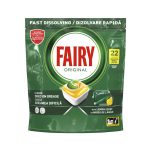 FAIRY ORIGINAL ΚΑΨΟΥΛΕΣ ΠΛΥΝΤΗΡΙΟΥ ΠΙΑΤΩΝ ΛΕΜΟΝΙ 22τεμ.(6ΤΜΧ/ΚΙΒ)