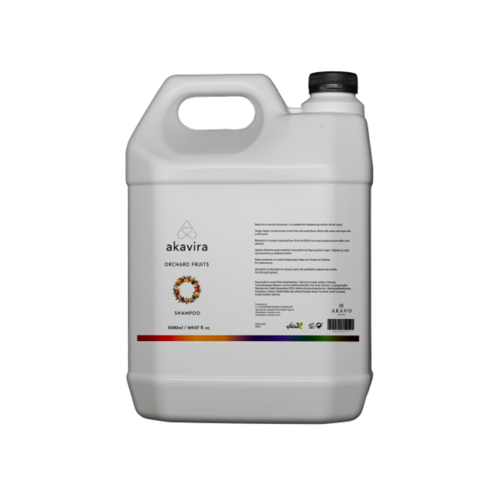 AKAVIRA SHAMPOO ORCHARD FRUITS 5LT (4ΤΜΧ/ΚΙΒ)
